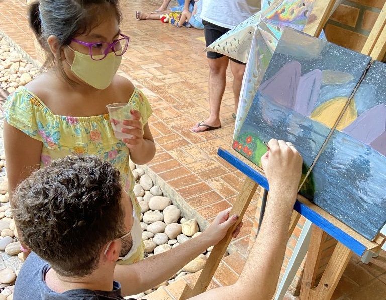 Oficina gratuita de pintura em tela para crianças e adolescentes ⋆ Blog ...
